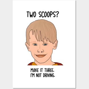 Two Scoops? Make it Three.. Posters and Art